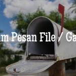 Kirim Pesan Dengan Lampiran